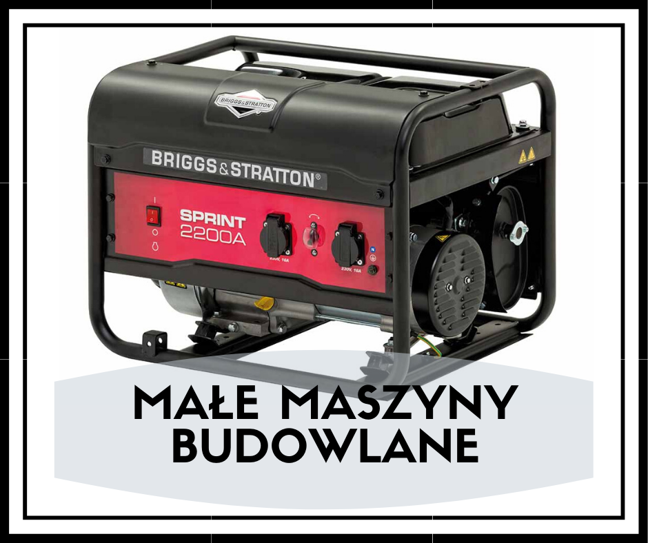 Małe maszyny budowlane